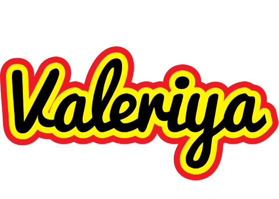 Valeriya flaming logo