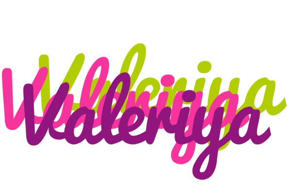 Valeriya flowers logo