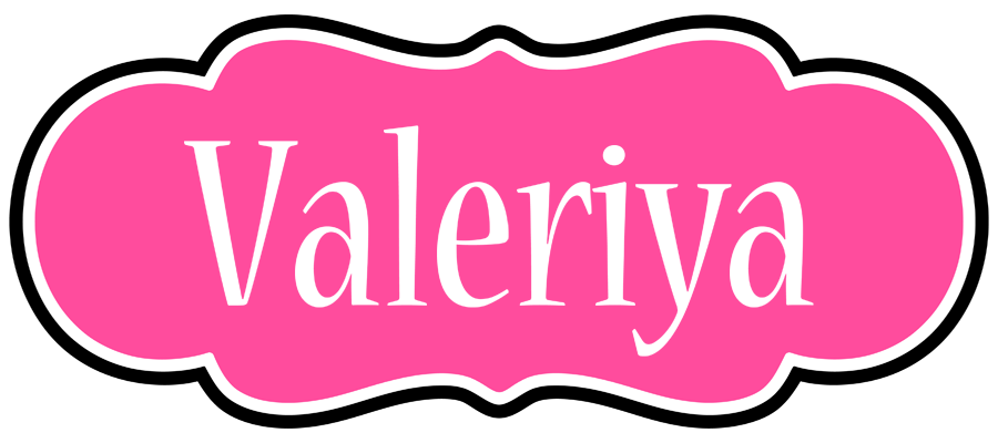 Valeriya invitation logo