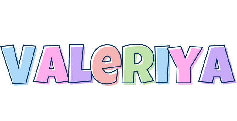 Valeriya pastel logo