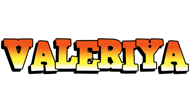 Valeriya sunset logo