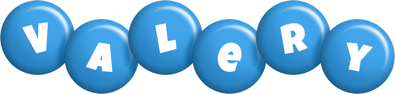 Valery candy-blue logo