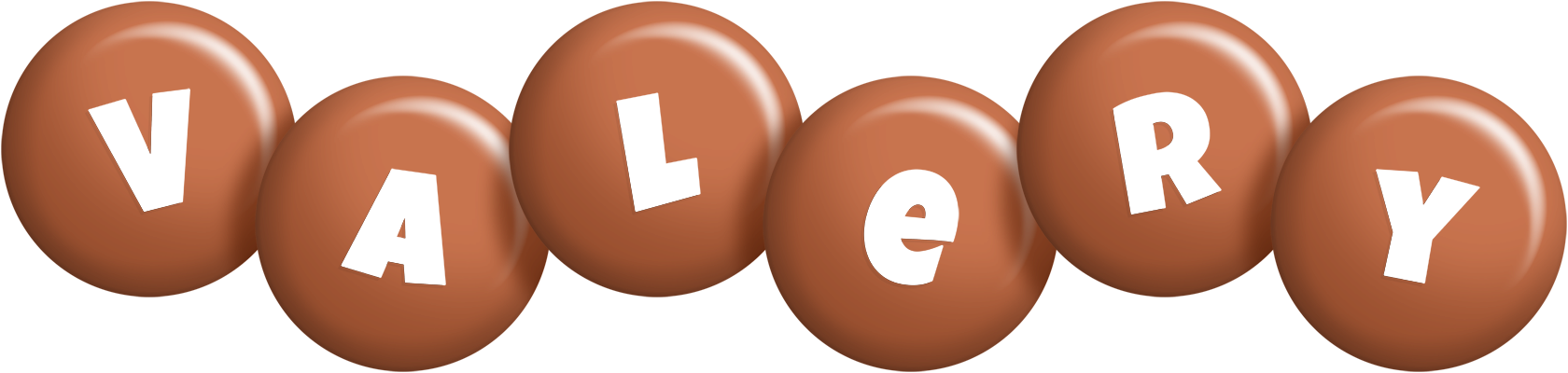 Valery candy-brown logo