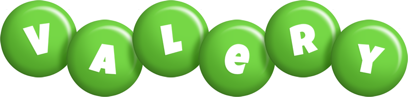 Valery candy-green logo