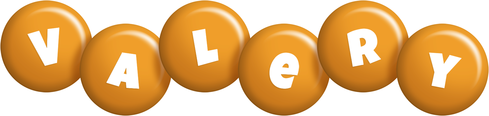 Valery candy-orange logo
