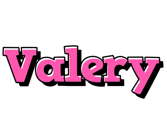 Valery girlish logo