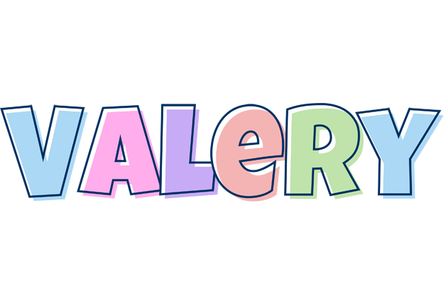 Valery pastel logo