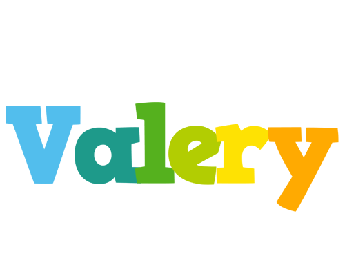 Valery rainbows logo