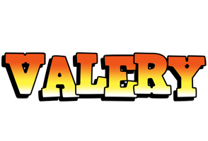 Valery sunset logo