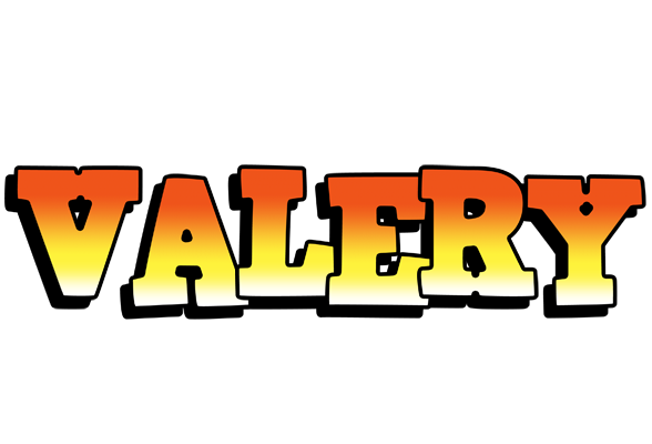 Valery sunset logo