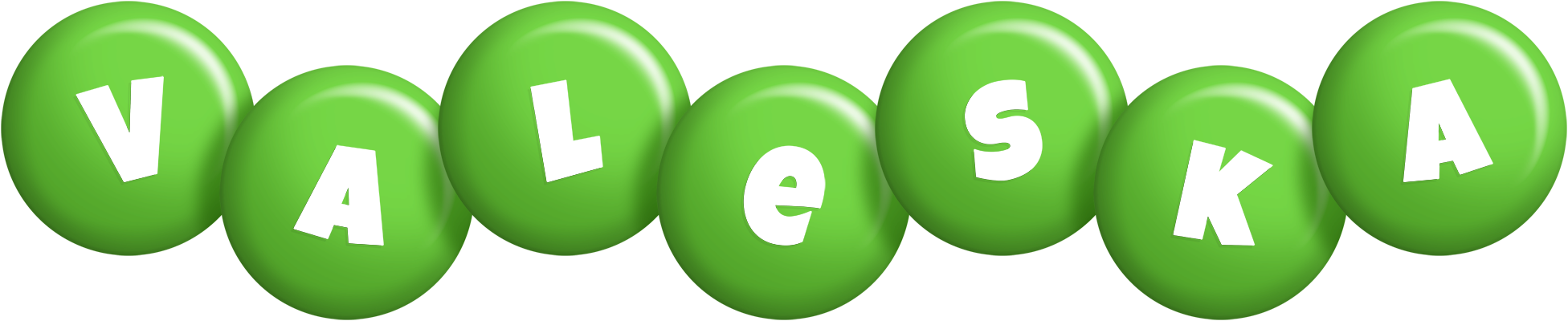 Valeska candy-green logo
