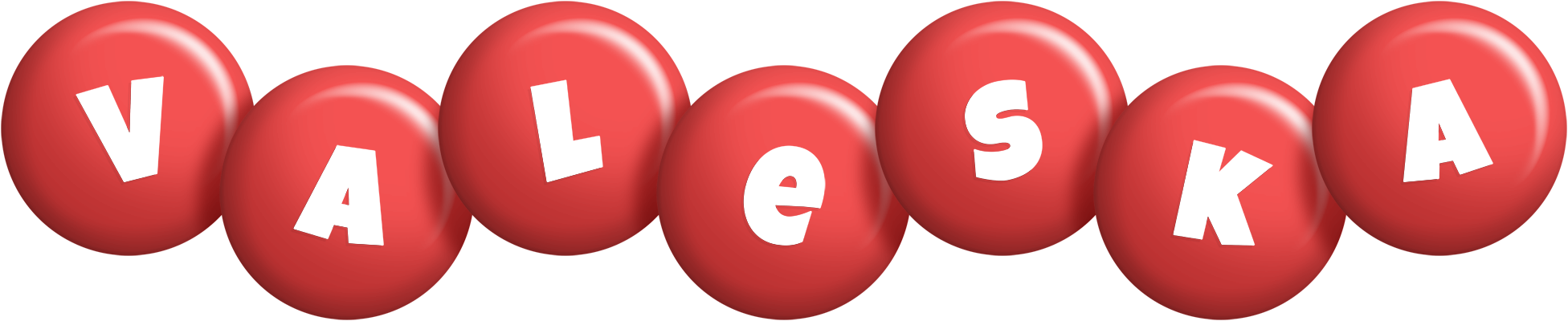 Valeska candy-red logo
