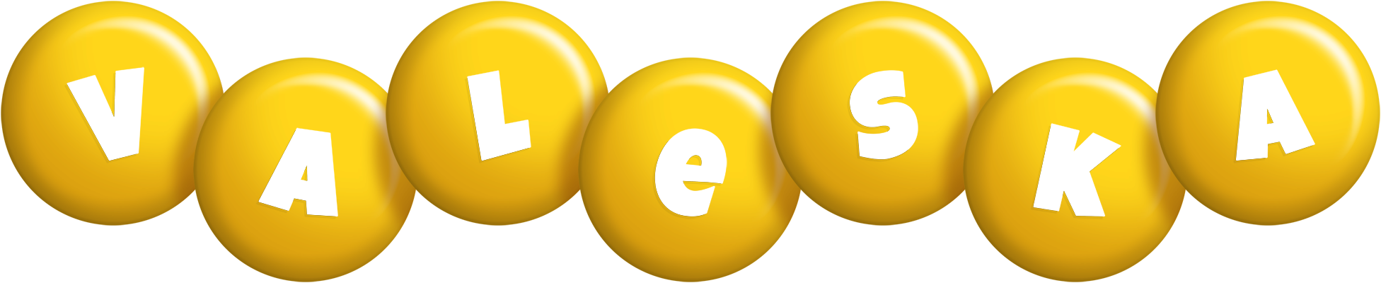 Valeska candy-yellow logo