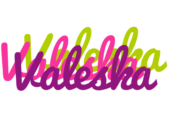 Valeska flowers logo