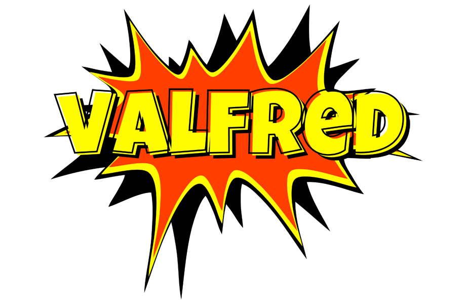 Valfred bazinga logo