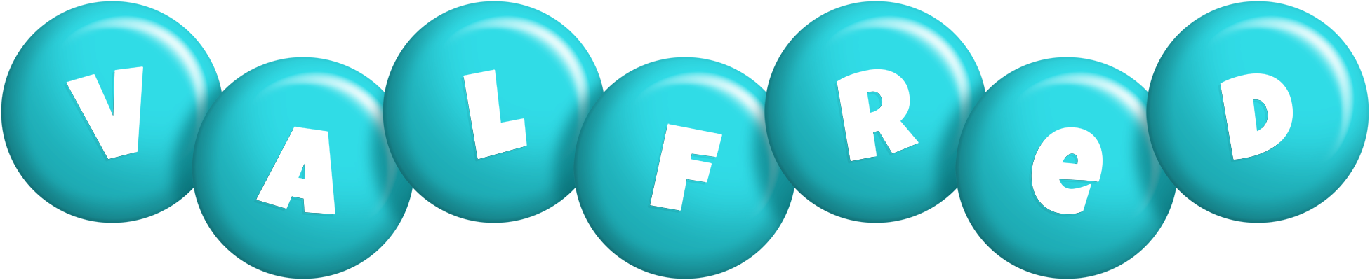 Valfred candy-azur logo