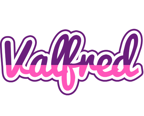 Valfred cheerful logo
