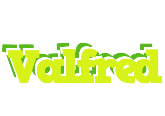 Valfred citrus logo