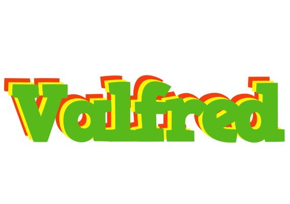 Valfred crocodile logo