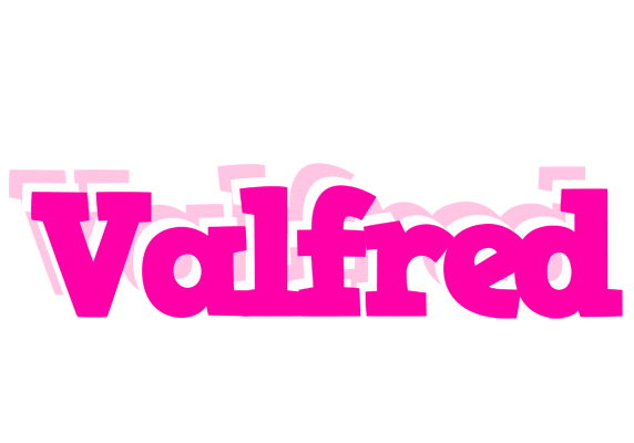 Valfred dancing logo