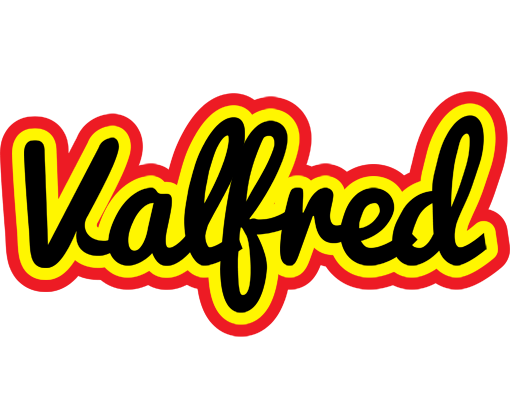 Valfred flaming logo
