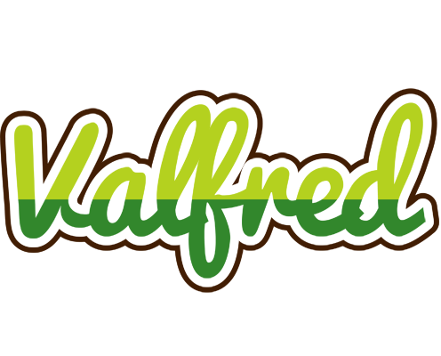 Valfred golfing logo