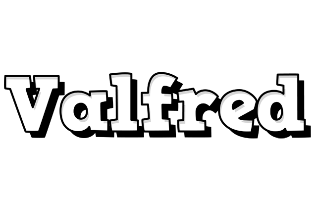 Valfred snowing logo