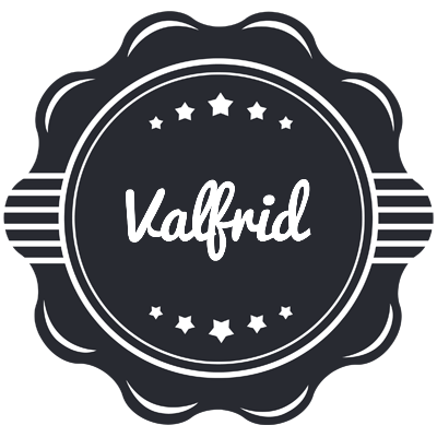 Valfrid badge logo
