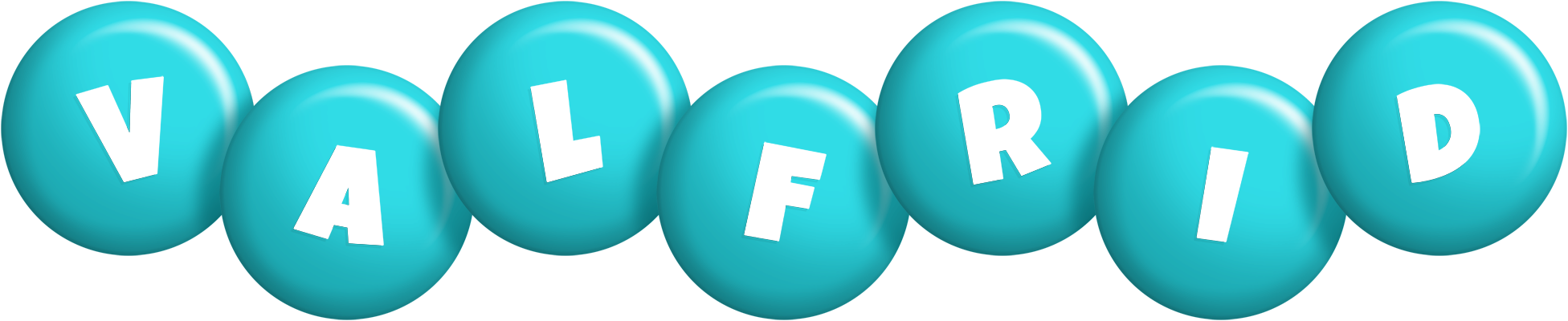Valfrid candy-azur logo