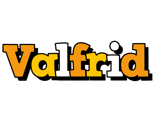 Valfrid cartoon logo