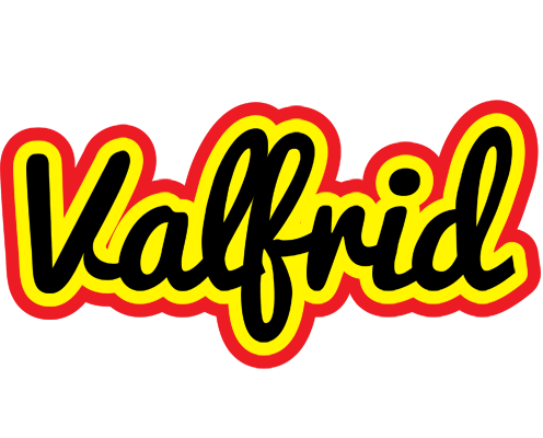 Valfrid flaming logo