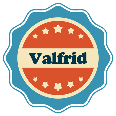Valfrid labels logo