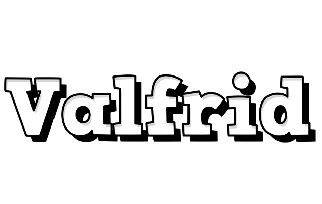 Valfrid snowing logo