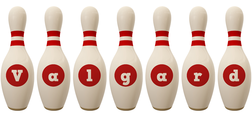 Valgard bowling-pin logo