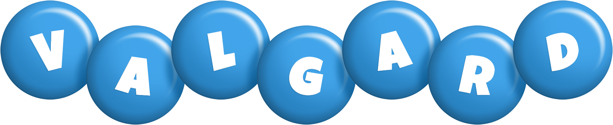 Valgard candy-blue logo