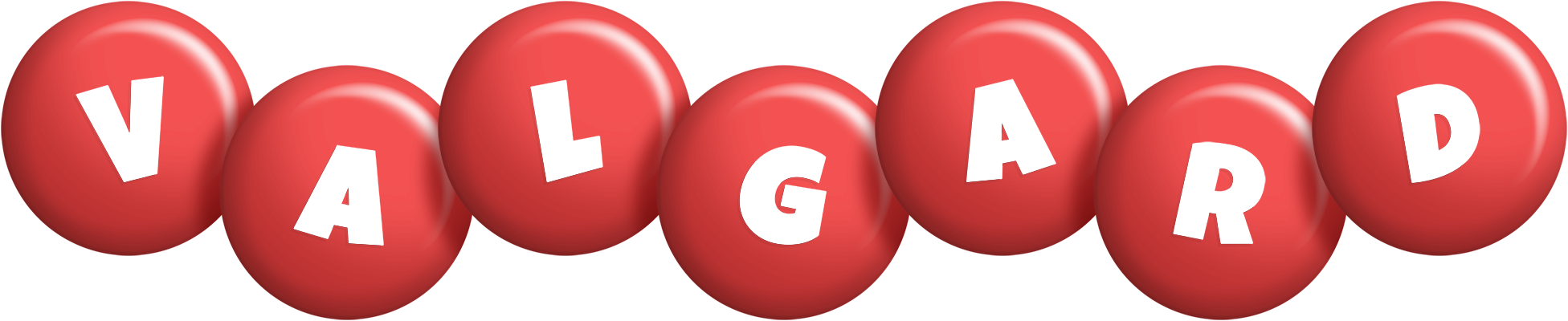 Valgard candy-red logo