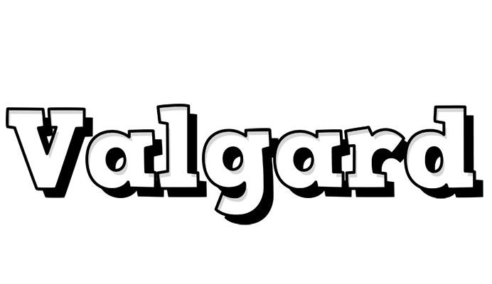 Valgard snowing logo