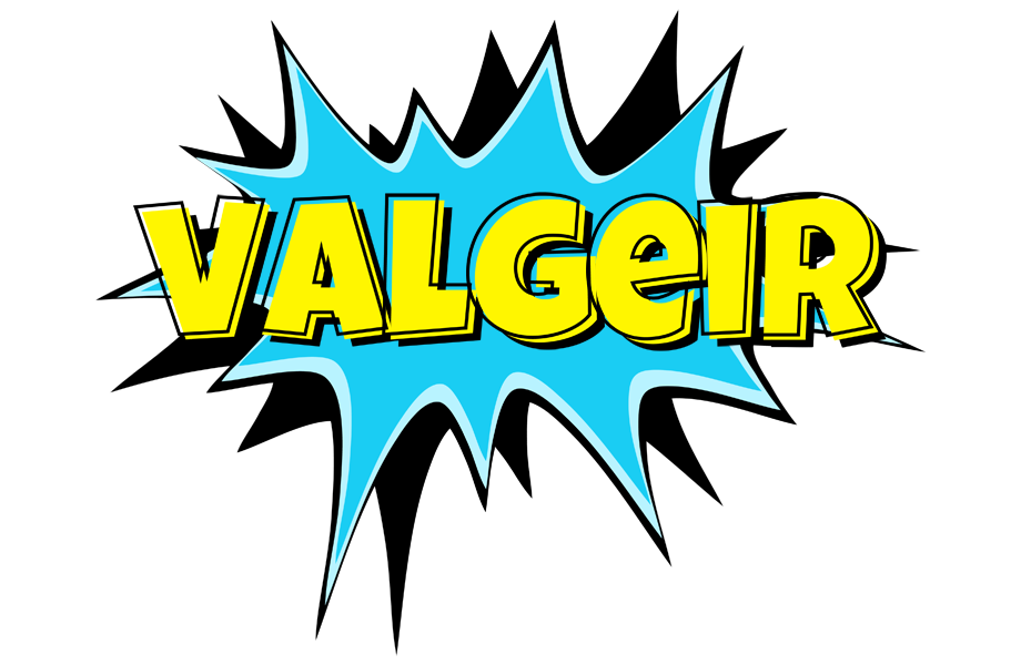 Valgeir amazing logo