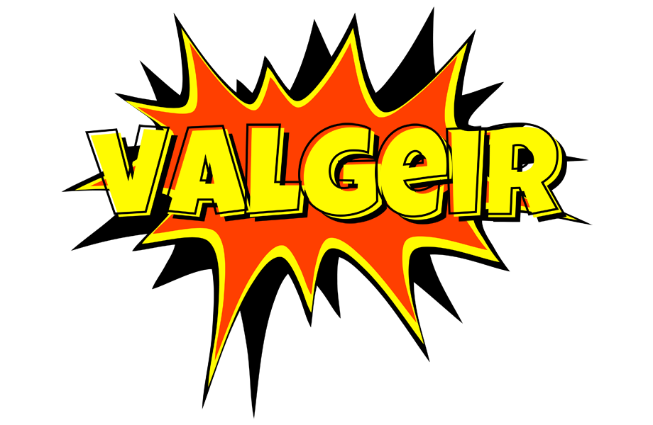 Valgeir bazinga logo