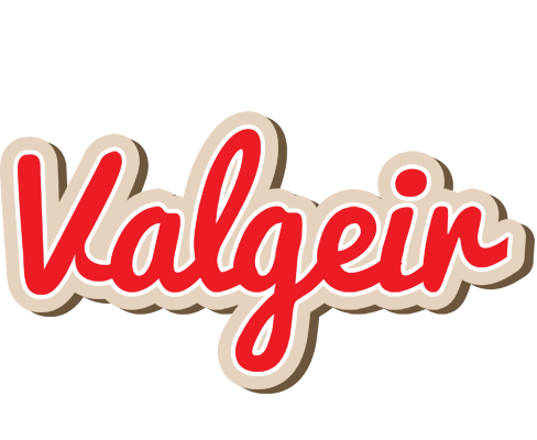 Valgeir chocolate logo