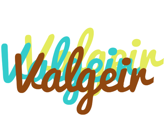 Valgeir cupcake logo