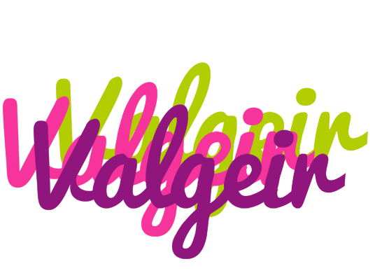 Valgeir flowers logo