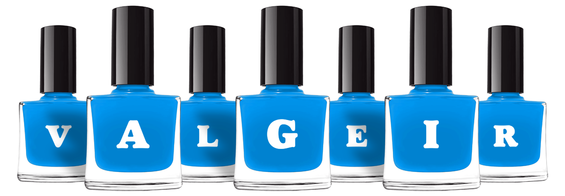Valgeir glossy logo