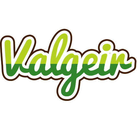 Valgeir golfing logo
