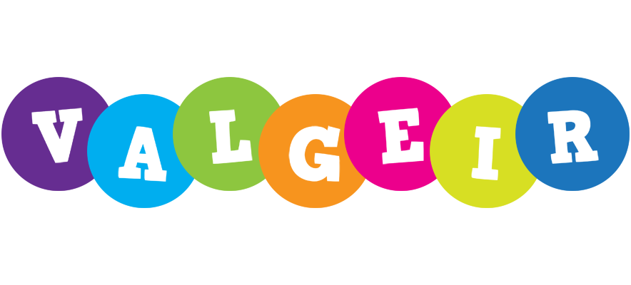 Valgeir happy logo