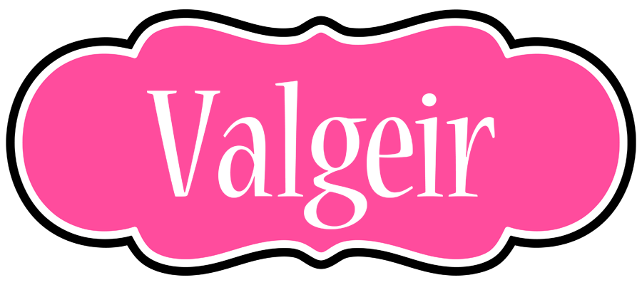 Valgeir invitation logo