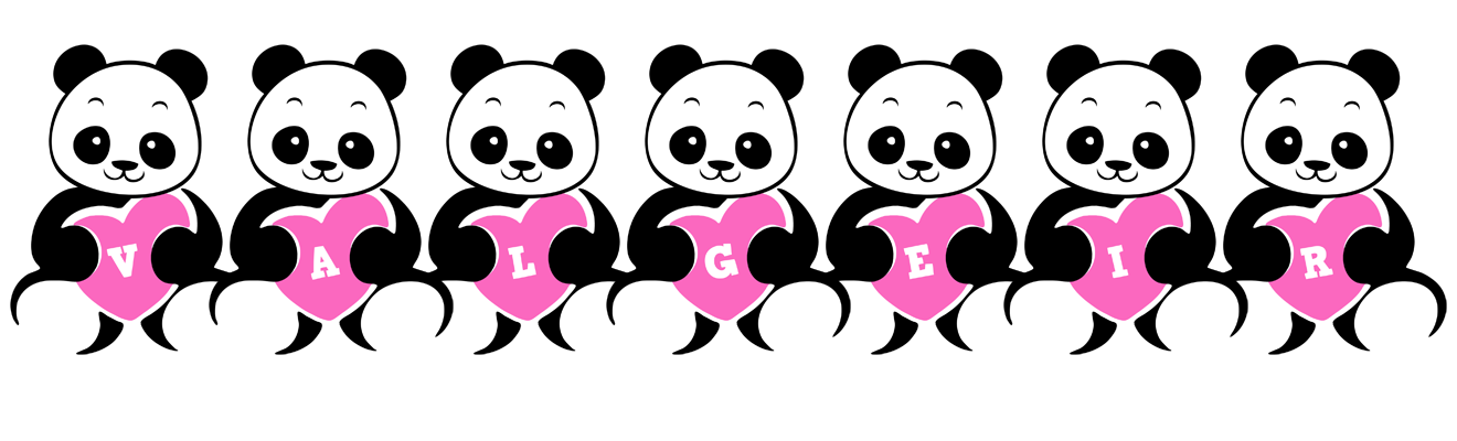 Valgeir love-panda logo