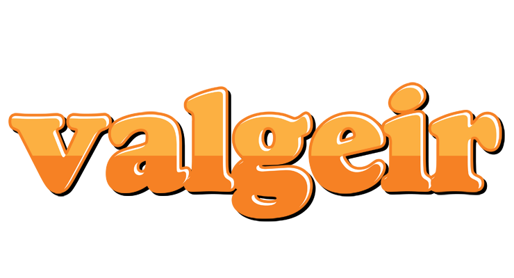 Valgeir orange logo