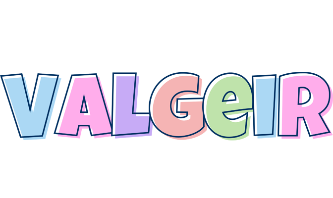 Valgeir pastel logo