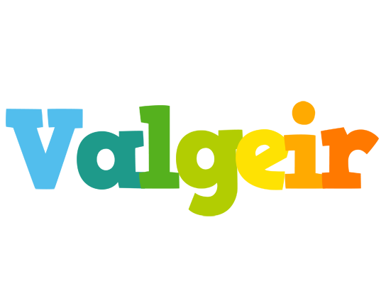 Valgeir rainbows logo